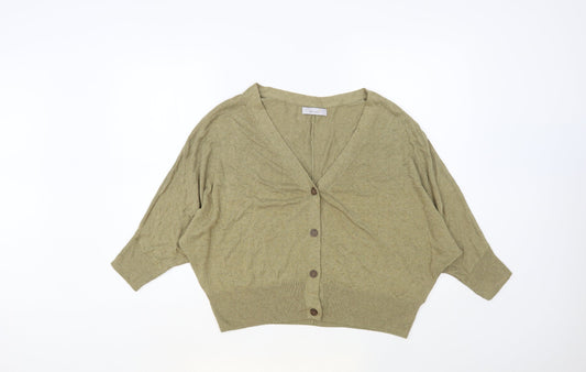 Womens UK Size L Per Una Beige Cardigan Jumper