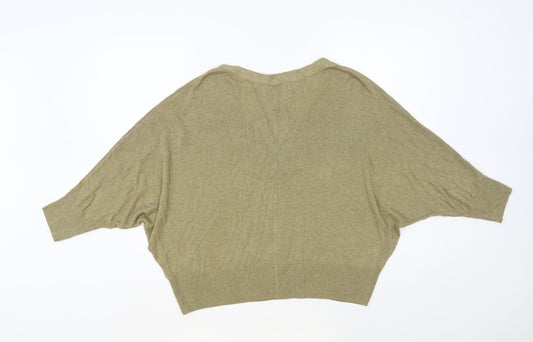 Womens UK Size L Per Una Beige Cardigan Jumper