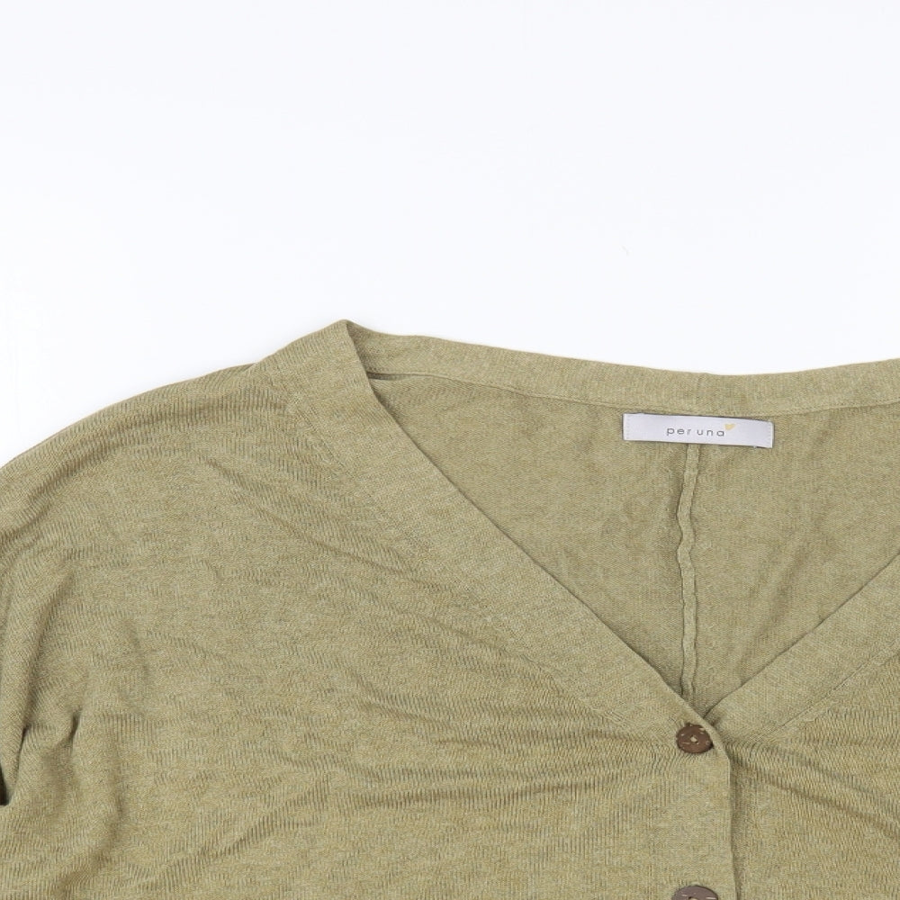 Womens UK Size L Per Una Beige Cardigan Jumper