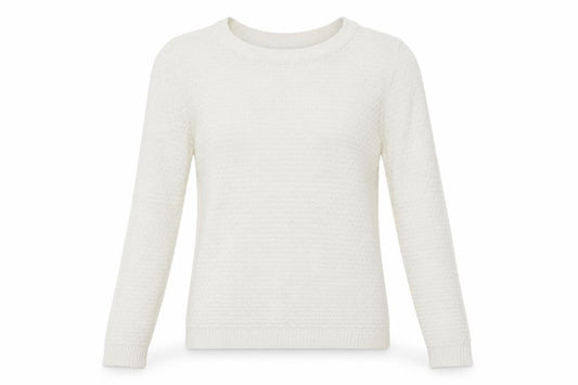 Womens UK Size M VILA White Pullover Jumper