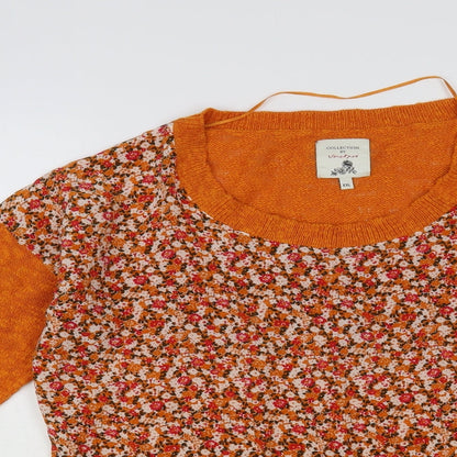 Womens UK Size 2XL Jackpot Orange Pullover Jumper