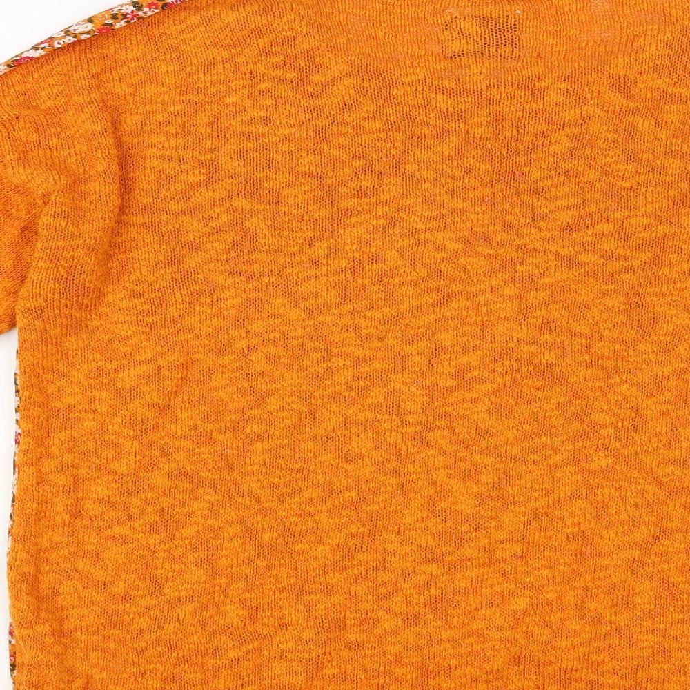 Womens UK Size 2XL Jackpot Orange Pullover Jumper