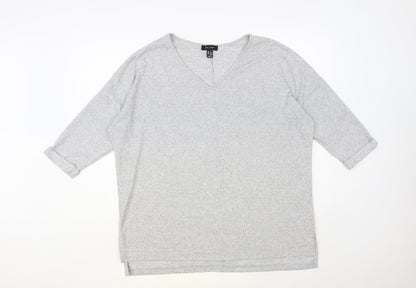 Womens UK Size M New Look Grey Pullover Jumper