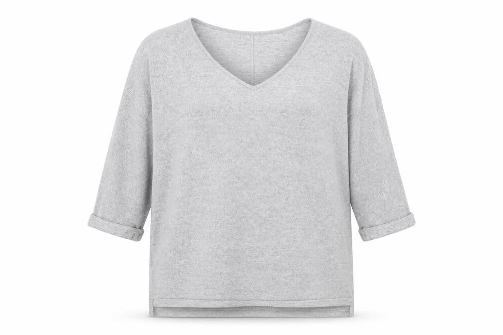Womens UK Size M New Look Grey Pullover Jumper