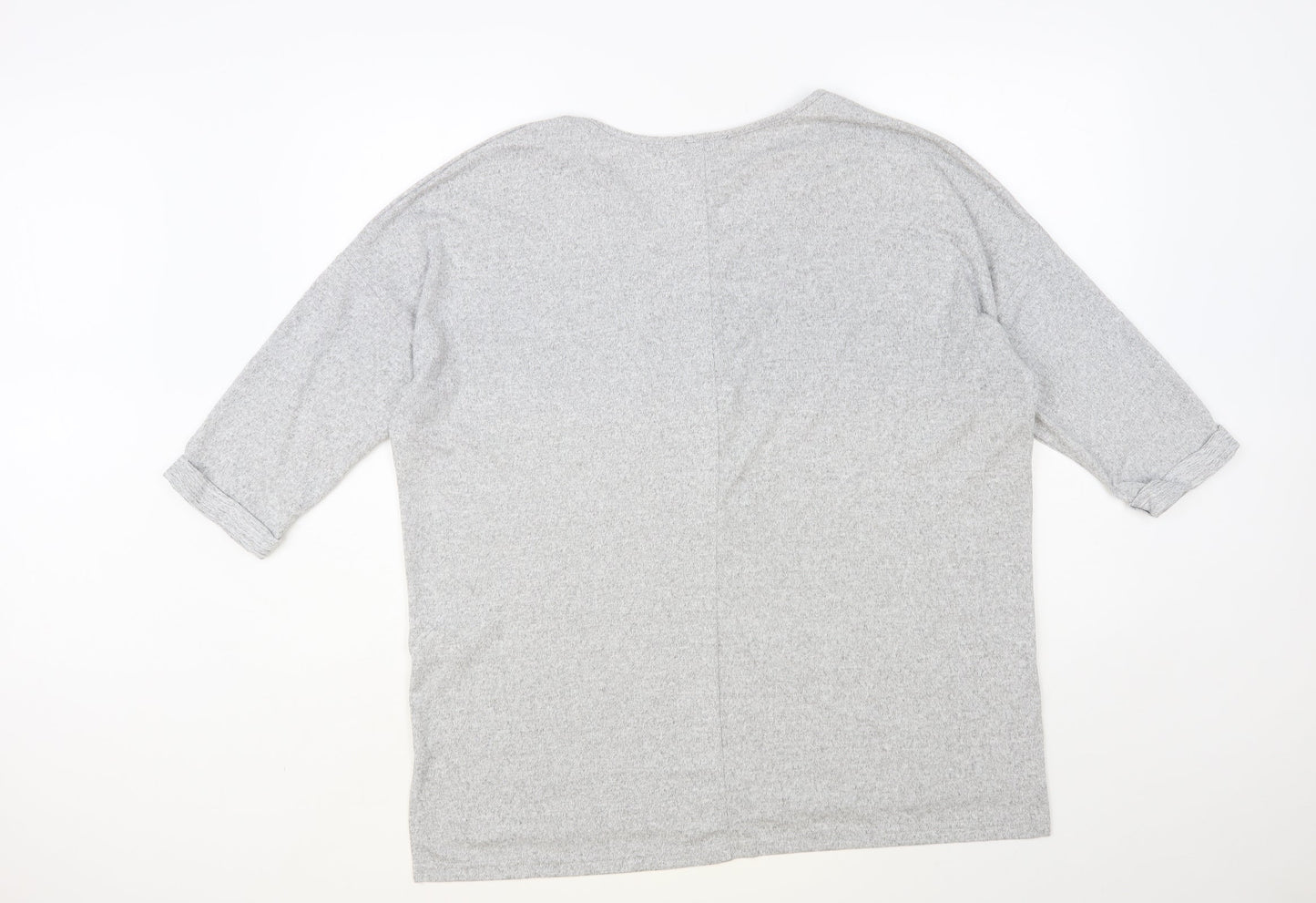 Womens UK Size M New Look Grey Pullover Jumper