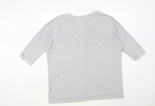 Womens UK Size M New Look Grey Pullover Jumper
