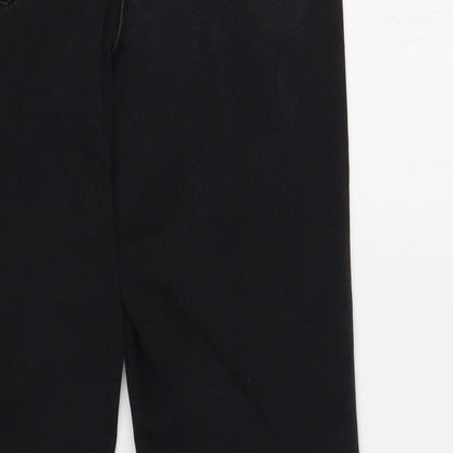 Matalan Womens Black Cotton Skinny Jeans Size 12 L27 in Regular Button