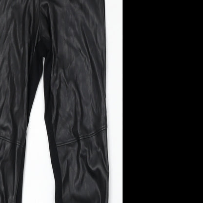 Womens UK Size 10 Marks and Spencer Regular Fit Jegging Black Trousers