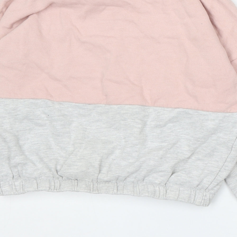 Pep&Co Girls Pink Camouflage Cotton Pullover Sweatshirt Size 11-12 Years Pullover - Do What You Love