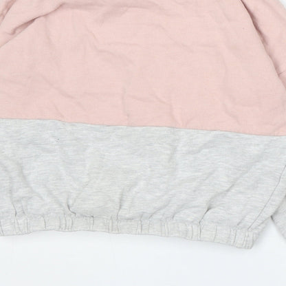 Pep&Co Girls Pink Camouflage Cotton Pullover Sweatshirt Size 11-12 Years Pullover - Do What You Love