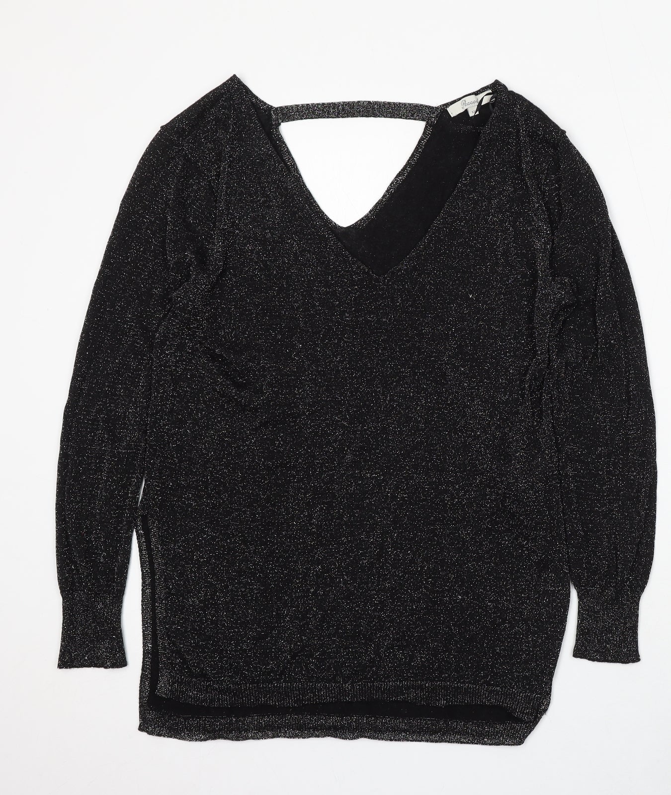 Womens UK Size 12 Peacocks Black Pullover Jumper