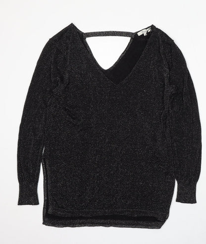 Womens UK Size 12 Peacocks Black Pullover Jumper