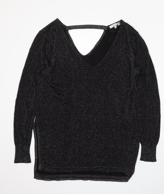 Womens UK Size 12 Peacocks Black Pullover Jumper