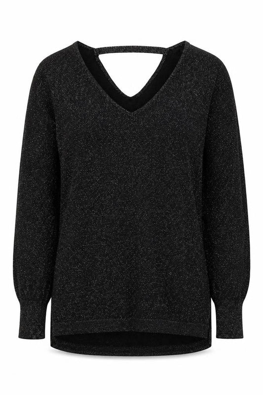 Womens UK Size 12 Peacocks Black Pullover Jumper