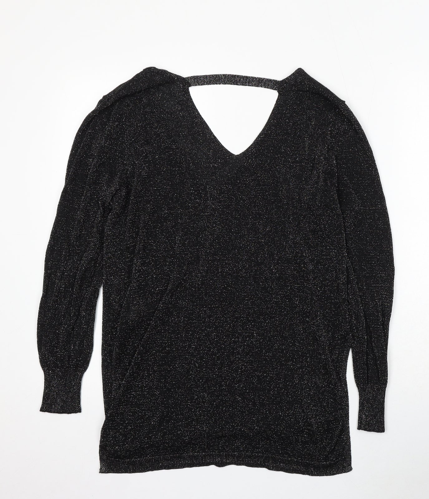 Womens UK Size 12 Peacocks Black Pullover Jumper