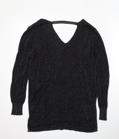 Womens UK Size 12 Peacocks Black Pullover Jumper