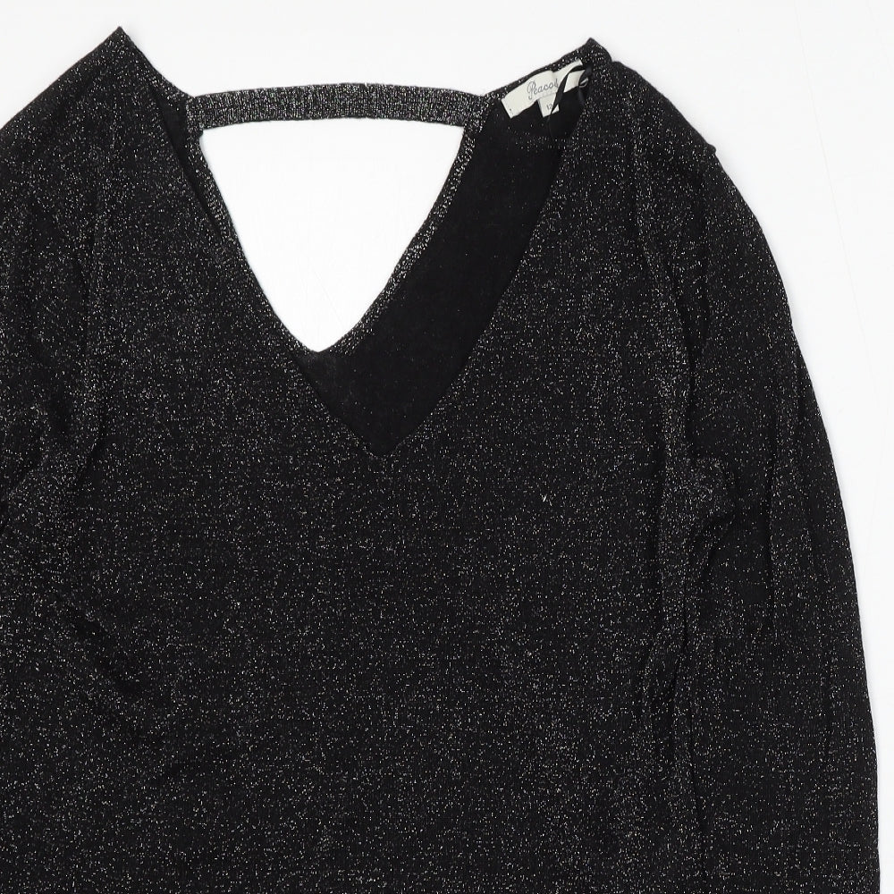 Womens UK Size 12 Peacocks Black Pullover Jumper
