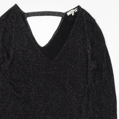 Womens UK Size 12 Peacocks Black Pullover Jumper