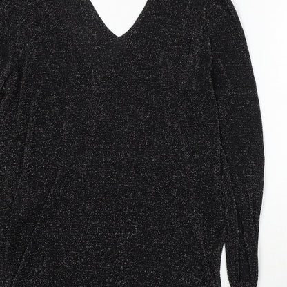 Womens UK Size 12 Peacocks Black Pullover Jumper