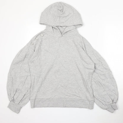 Womens UK Size M NEXT Grey Pullover Hoodie