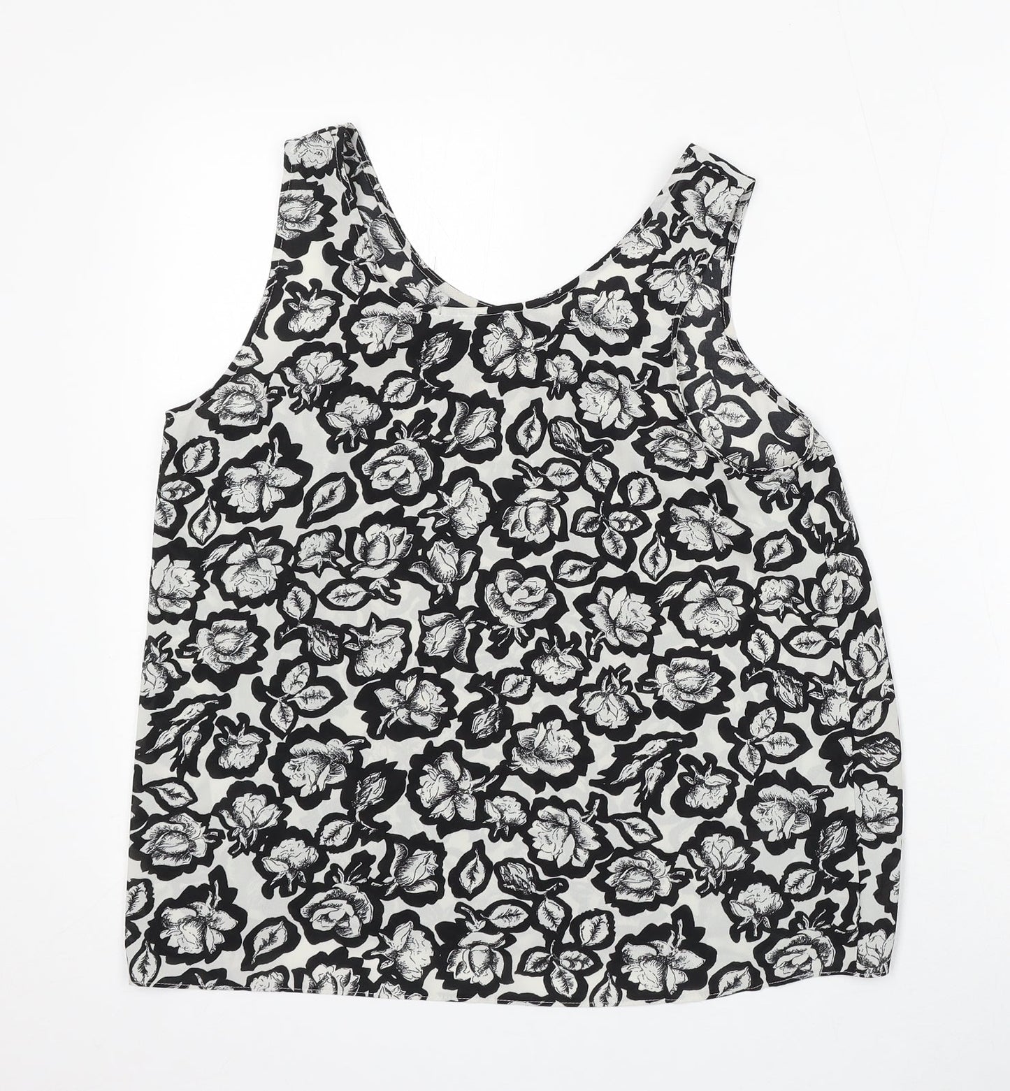 Womens UK Size 12 Atmosphere Multicoloured Basic Tank