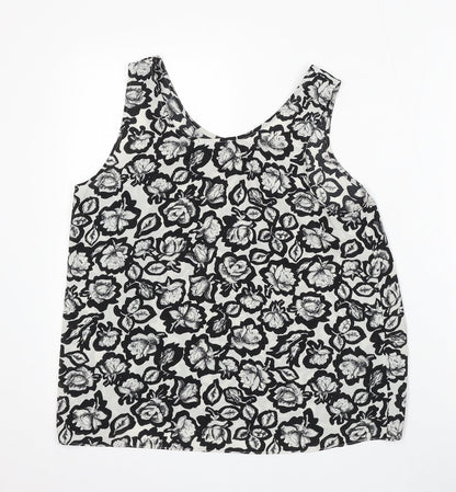 Womens UK Size 12 Atmosphere Multicoloured Basic Tank