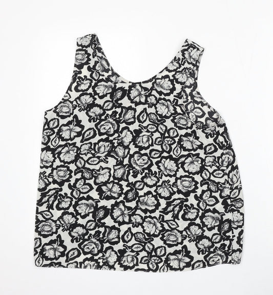 Womens UK Size 12 Atmosphere Multicoloured Basic Tank