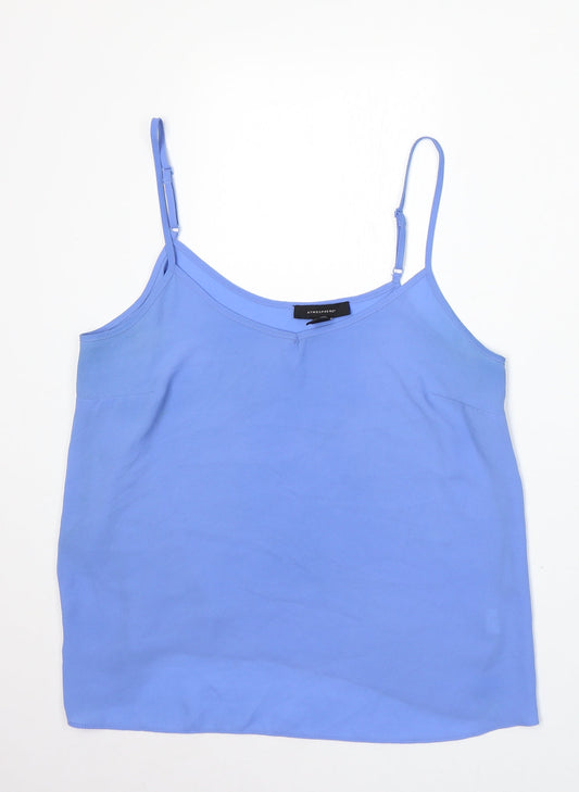 Womens UK Size 14 Atmosphere Blue Basic Blouse