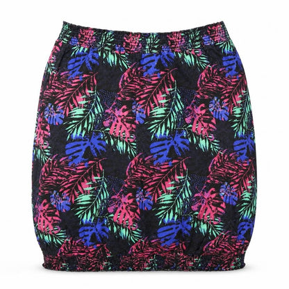 BeYou Womens Black Floral Polyester Straight & Pencil Skirt Size 12