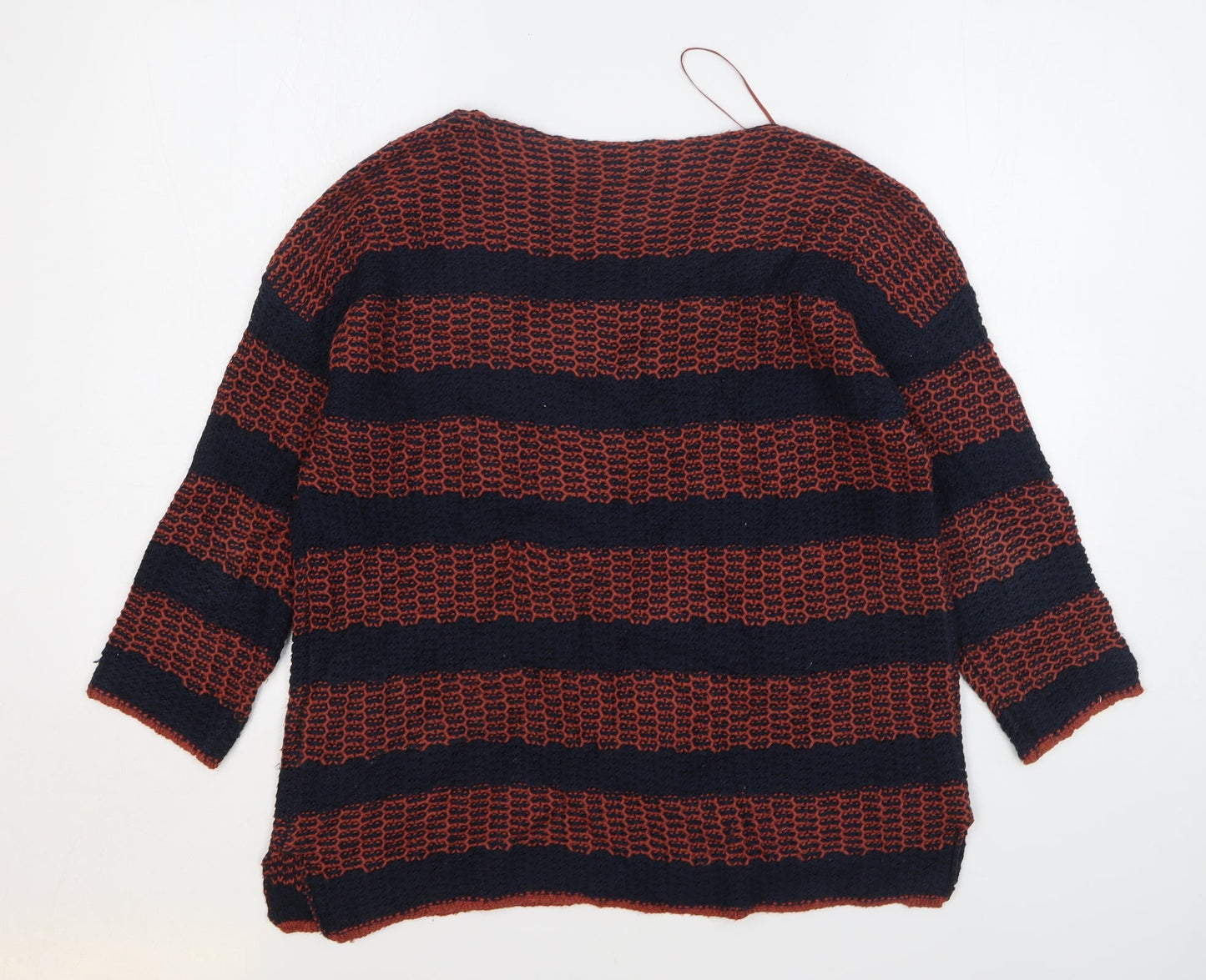 Womens UK Size M Papaya Brown Pullover Jumper