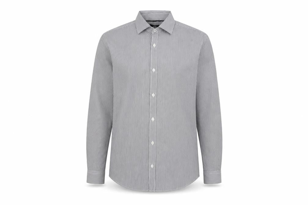 Mens UK Size S H&M Green  Button-Up Long Sleeve Casual Shirt