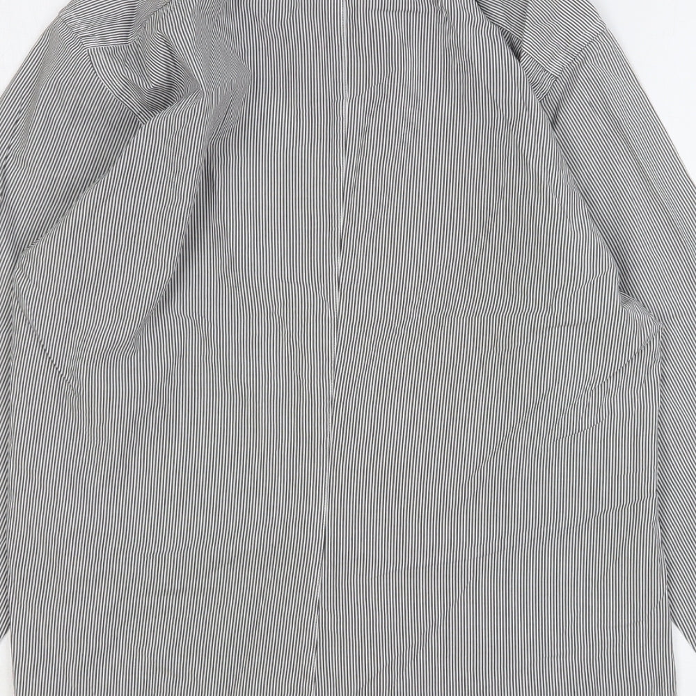 Mens UK Size S H&M Green  Button-Up Long Sleeve Casual Shirt