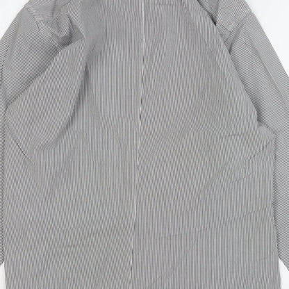 Mens UK Size S H&M Green  Button-Up Long Sleeve Casual Shirt