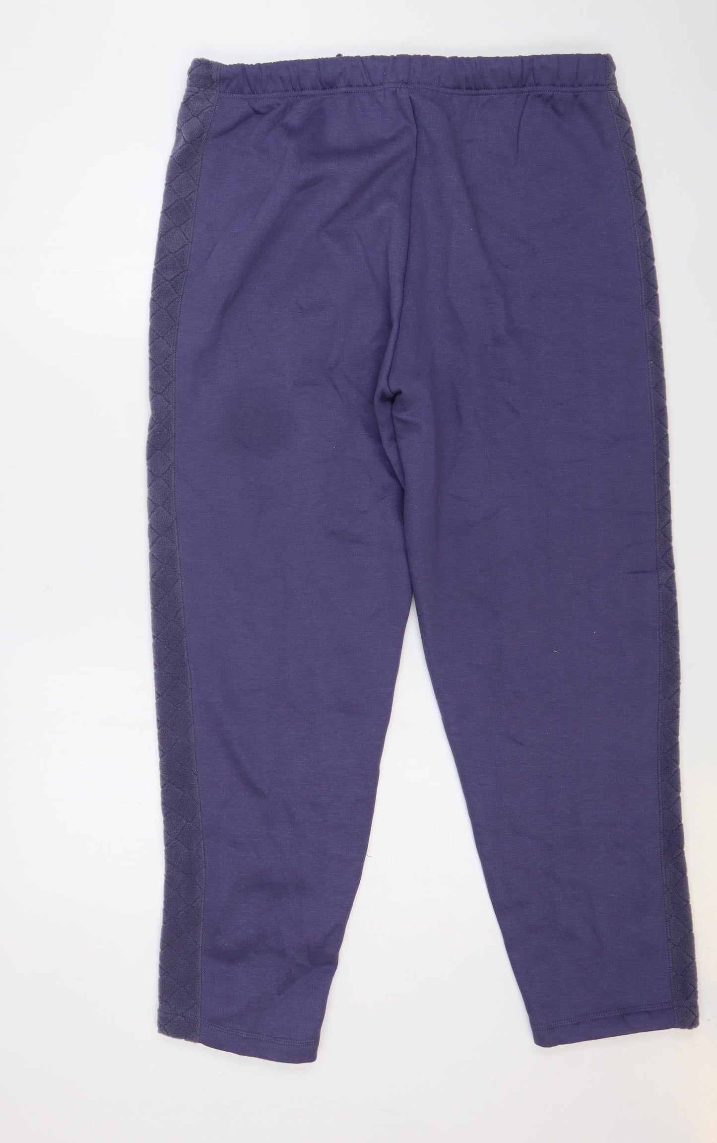 Emos Collection Womens Blue Acrylic Sweatpants Trousers Size XL L31 in Regular Drawstring
