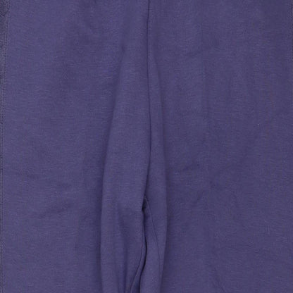 Emos Collection Womens Blue Acrylic Sweatpants Trousers Size XL L31 in Regular Drawstring