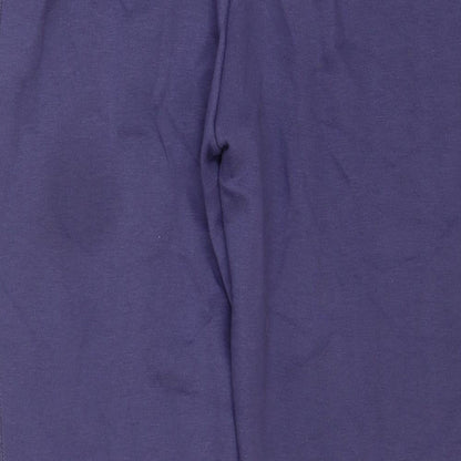 Emos Collection Womens Blue Acrylic Sweatpants Trousers Size XL L31 in Regular Drawstring