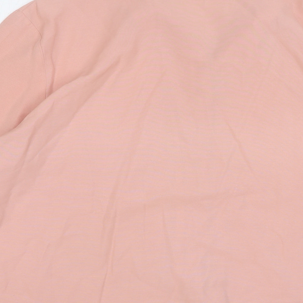 Womens UK Size 20 Bonmarché Pink Basic Button-Up
