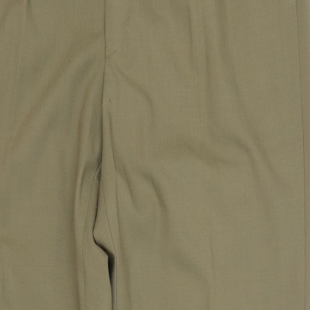Womens UK Size 38 Marks and Spencer Regular Fit  Green Trousers
