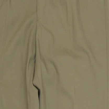 Womens UK Size 38 Marks and Spencer Regular Fit  Green Trousers