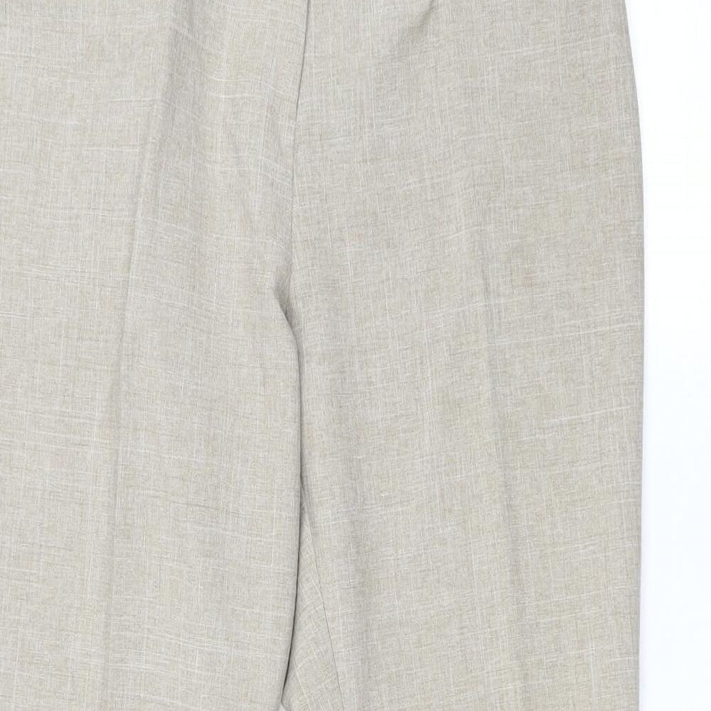 Womens UK Size 14 Dorothy Perkins Regular Fit  Beige Trousers