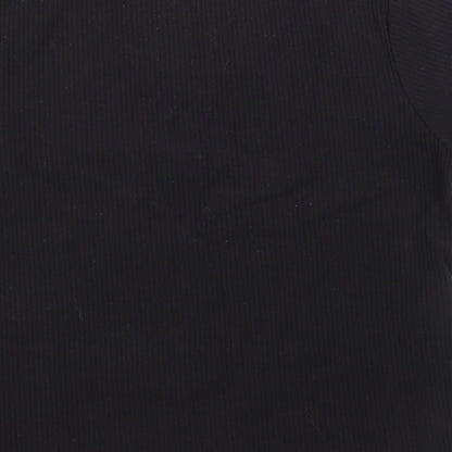 Womens UK Size L Bonmarché Black Basic T-Shirt