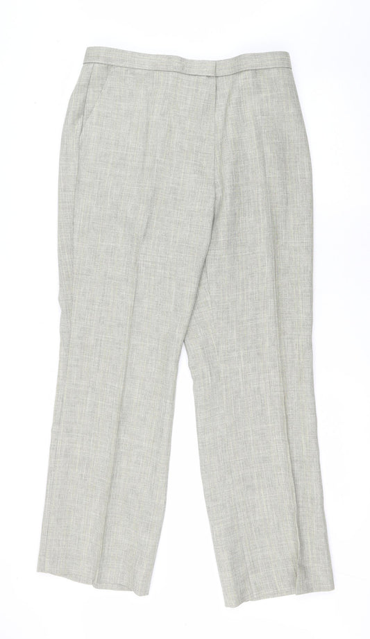 Womens UK Size 16 Marks and Spencer Regular Fit  Green Trousers