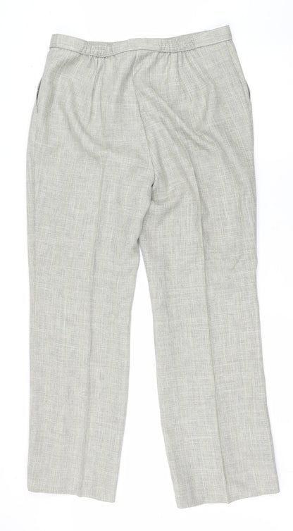 Womens UK Size 16 Marks and Spencer Regular Fit  Green Trousers