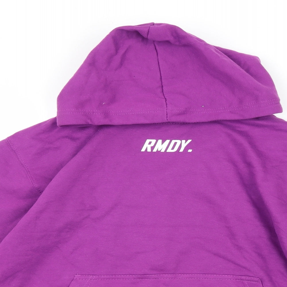 RMDY Womens Purple Cotton Pullover Hoodie Size S Pullover - RMDY