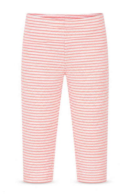 NEXT Girls Orange Striped Polyester Jegging Trousers Size 9 Months Regular