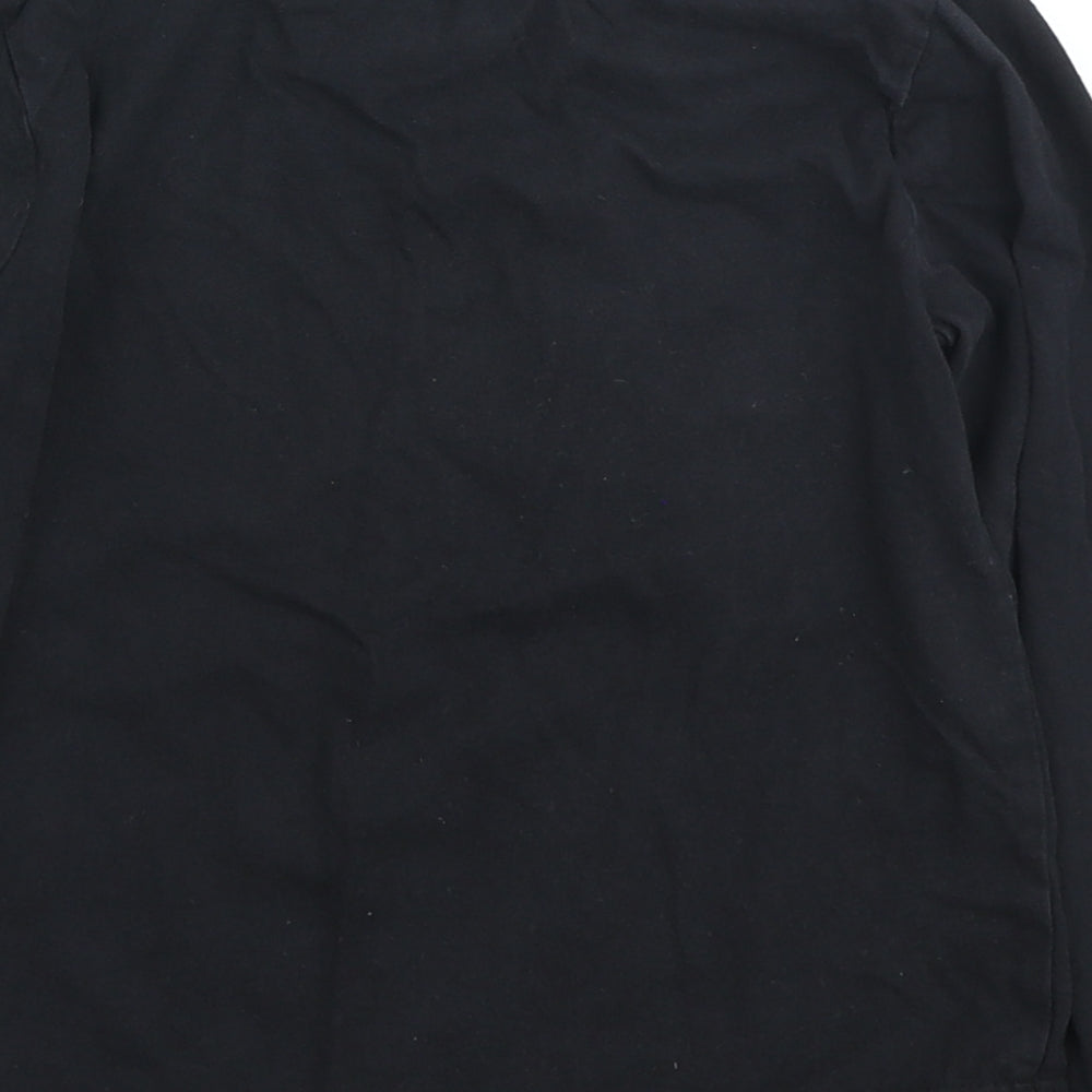 I love Girlswear Girls Black Cotton Basic Casual Size 8 Years Round Neck - Sequin detail