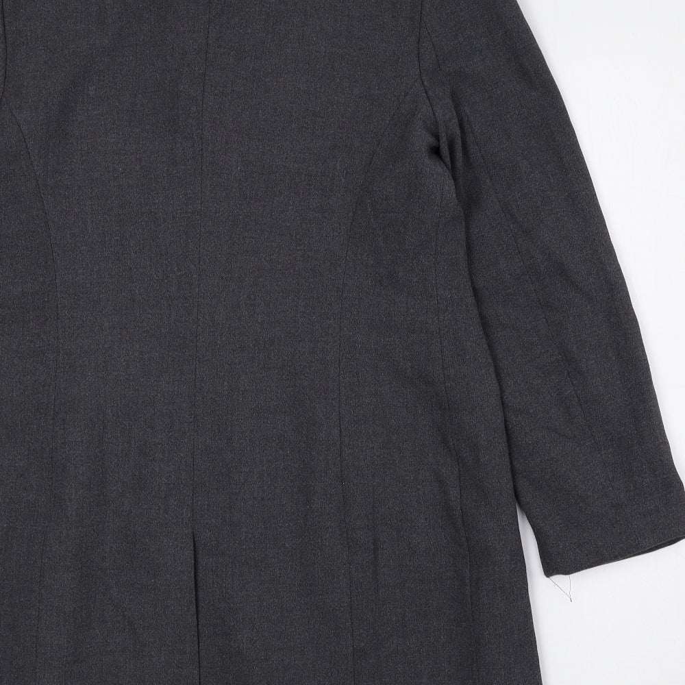 Dorothy Perkins Womens Grey Viscose Jacket Suit Jacket Size 12