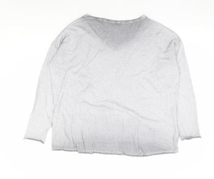 Womens UK Size 10 HEINE Grey Pullover Jumper