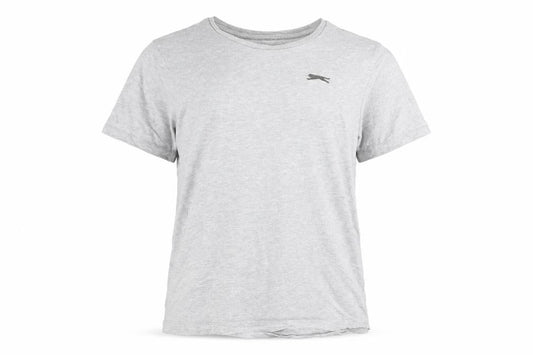 Womens UK Size M Slazenger Grey Basic T-Shirt
