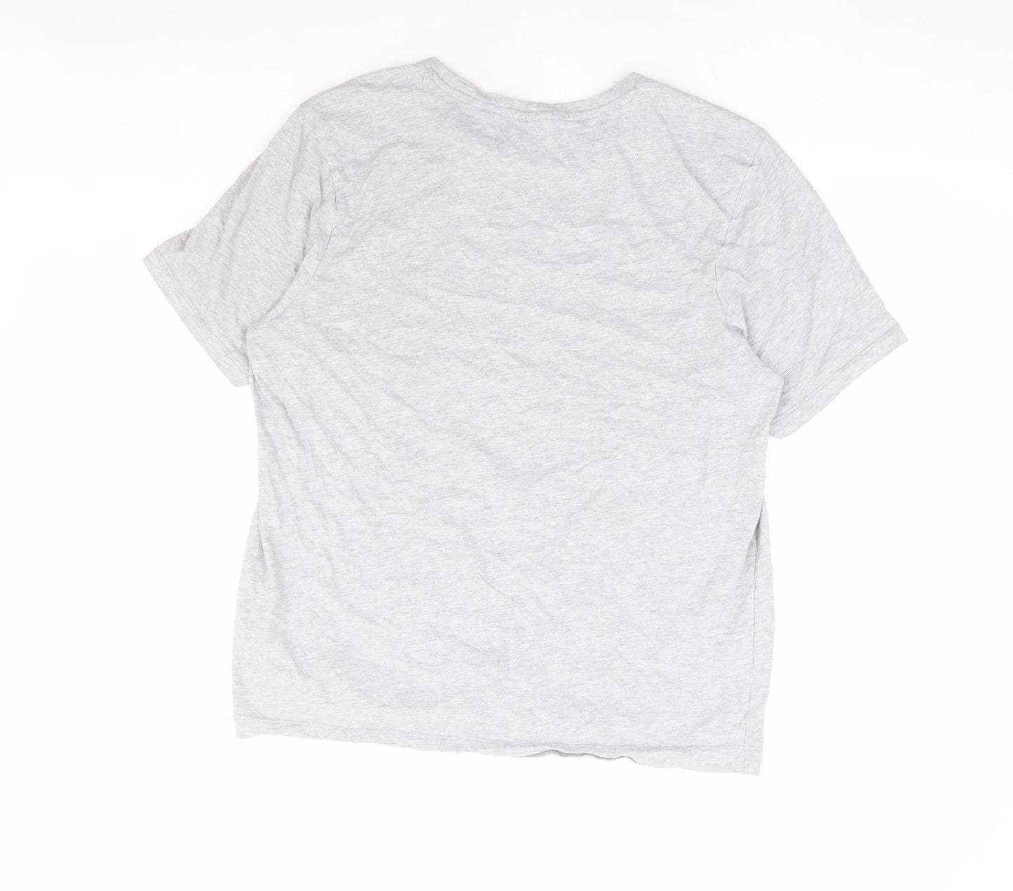 Womens UK Size M Slazenger Grey Basic T-Shirt